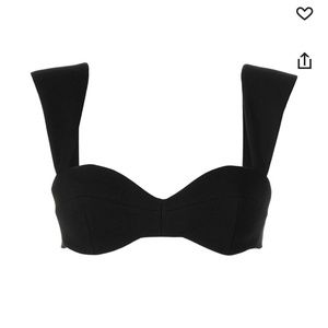 Monot crepe bra top